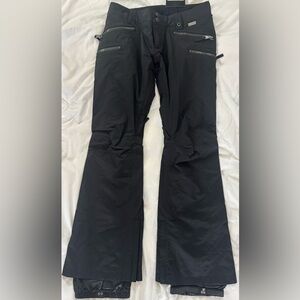 NWT Burton B by Burton Black Ski Pants Women Waterproof Insulated Zip Pockets M